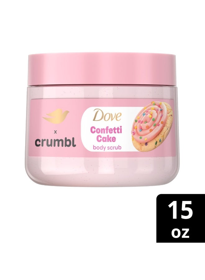 Dove X Crumbl Body Scrub Confetti Cake 15 oz - Image 3